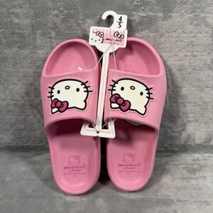 Hello Kitty Pink Girls Slides/Slip-ons‎ Size 4/5